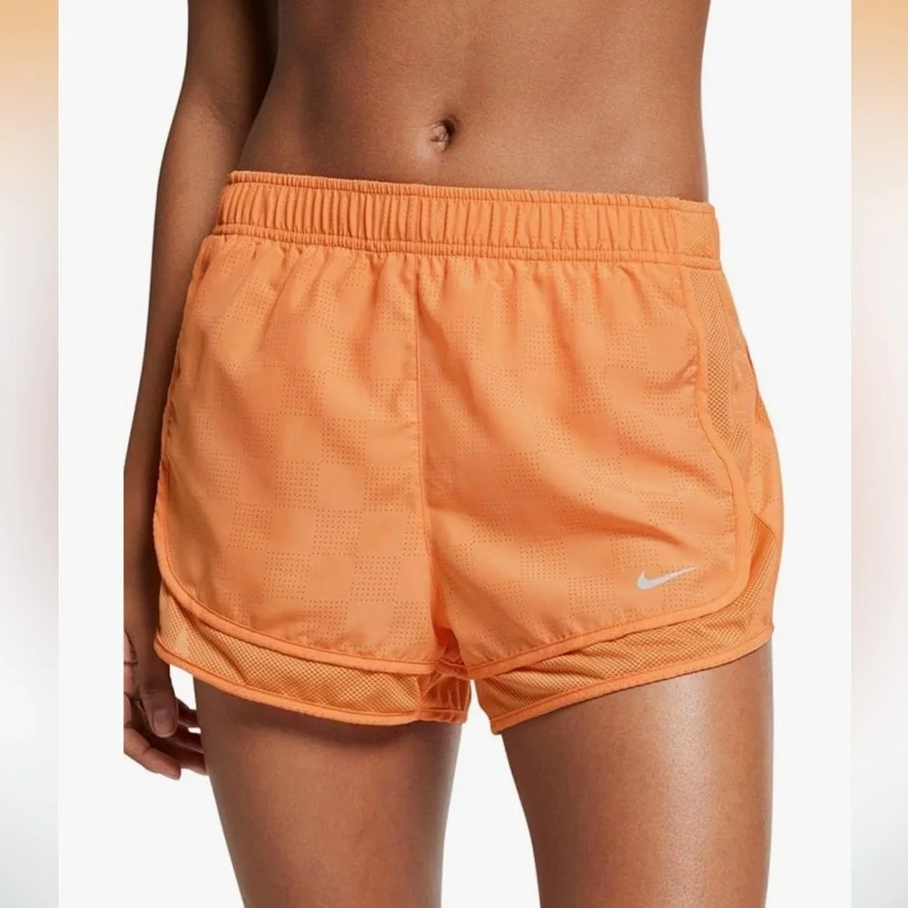Nike Women's Vibrant Orange Athletic Shorts